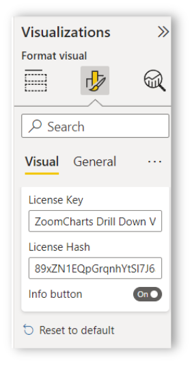Visualization pane